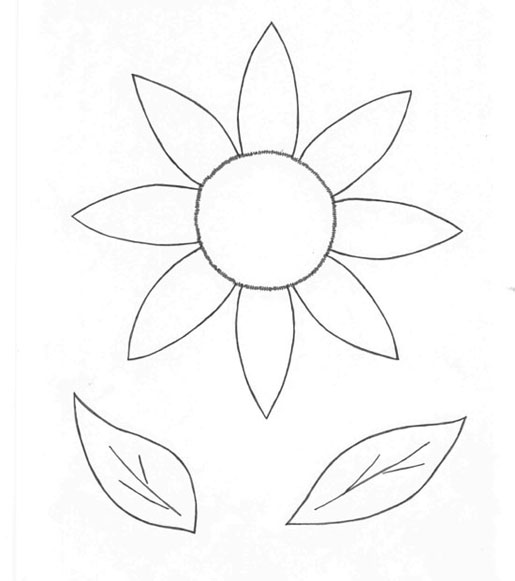 Modèle de fleur