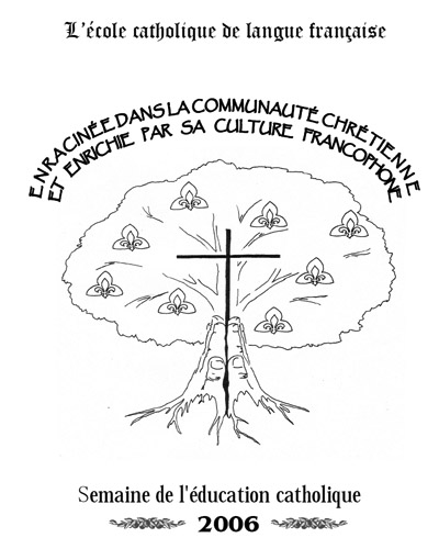 Affiche en noir et blanc