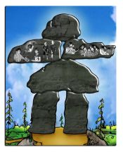 Inukshuk &ndash; Bras &ndash; Couleurs
