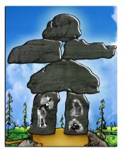 Inukshuk &ndash; Jambes &ndash; Couleurs