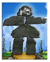 Inukshuk &ndash; T�te &ndash; Couleurs