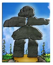 Inukshuk &ndash; Vide &ndash; Couleurs