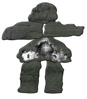 Inukshuk &ndash; Corps &ndash; Gris