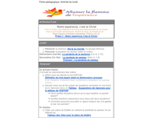 Fiche p&eacute;dagogique