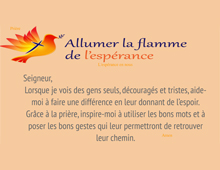 Pri&egrave;re - L'esp&eacute;rance en nous